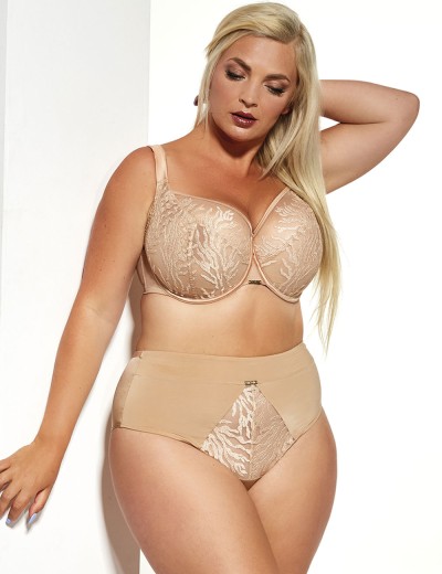 Трусы слипы высокие Kris Line CARMEN high waist, Цвет: карамель, Размеры: M, изображение 3