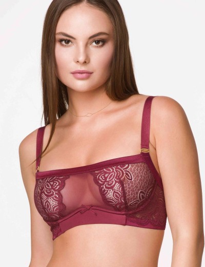 Бюстгальтер бралетт VOVA PURCELL V49612, Цвет: яблочное масло, Размеры: 70C, изображение 3