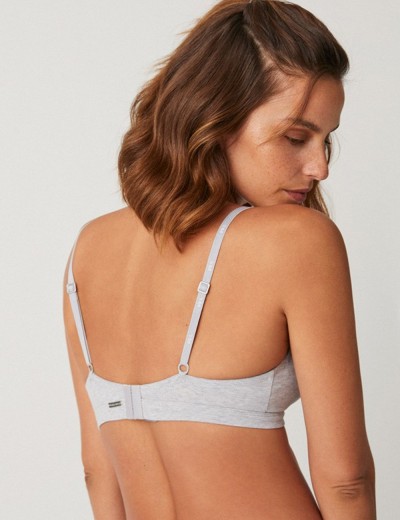 Бюстгальтер триангул без косточек Ysabel Mora 10014 COMFY серый, Цвет: серый, Размеры: M, изображение 2