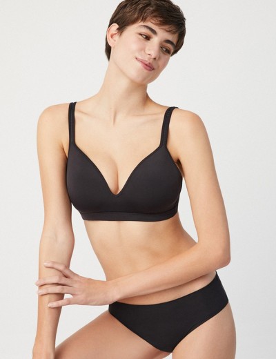 Бюстгальтер триангул без косточек Ysabel Mora 10033 ESSENTIALS черный, Цвет: черный, Размеры: M, изображение 4