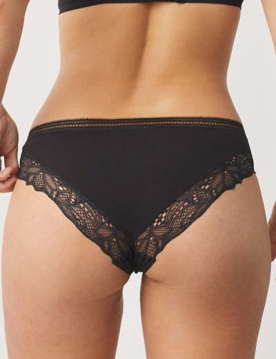 Трусы слипы Ysabel Mora 19310 MIDI черный, Цвет: черный, Размеры: XL, изображение 2