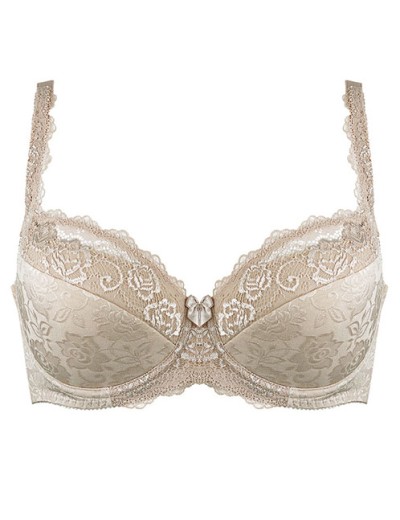 Бюстгальтер балконет Albina L GRACE 8020 серебристый пион, Цвет: серебристый пион, Размеры: 70D, изображение 2
