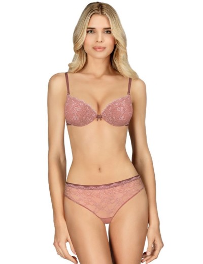 Кружевные трусы бразилиана Amelie POLINA 2008-3 розовый, Цвет: розовый, Размеры: XL, изображение 4