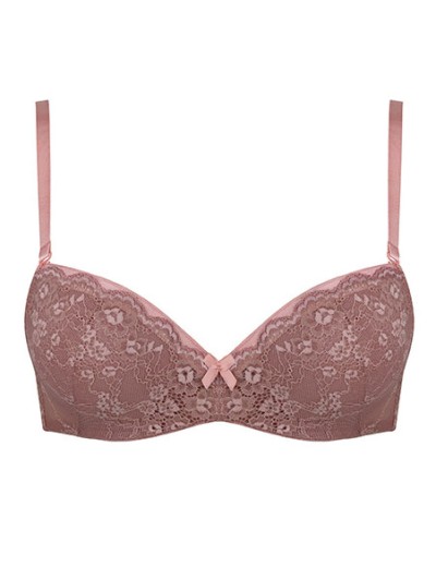 Бюстгальтер балконет пуш-ап Amelie POLINA 2010 макадами, Цвет: макадами, Размеры: 70B, изображение 3