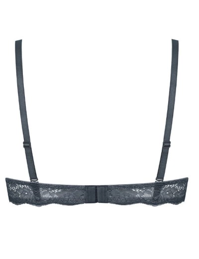 Бюстгальтер балконет пуш-ап Amelie POLINA 2010 серо-синий, Цвет: серо-синий, Размеры: 70B, изображение 4