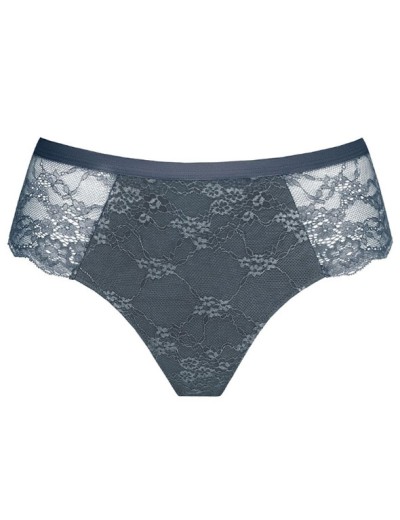 Кружевные трусы бразилиана Amelie POLINA 2011-3 серо-синий, Цвет: серо-синий, Размеры: XL, изображение 3