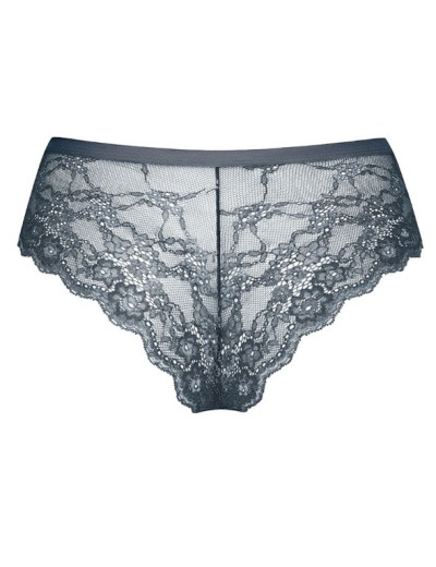 Кружевные трусы бразилиана Amelie POLINA 2011-3 серо-синий, Цвет: серо-синий, Размеры: XL, изображение 2