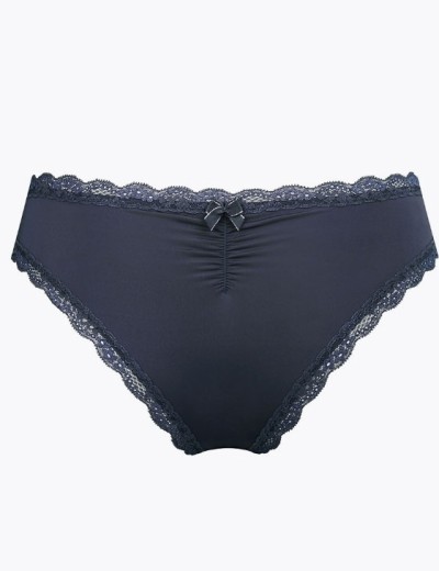 Трусы брифы Amelie NINA 1010-2 синий, Цвет: синий, Размеры: 2XL, изображение 3