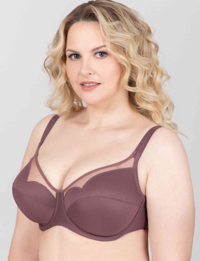 Бюстгальтер мягкий Aveline 660310 ирландский кофе, Цвет: ирландский кофе, Размеры: 85D, изображение 4