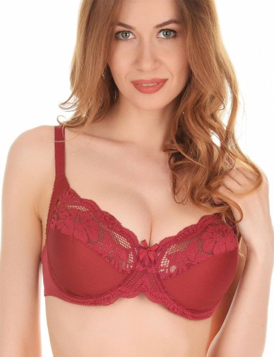 Бюстгальтер мягкий с подкроем Aveline 660510 марс, Цвет: марс, Размеры: 75F, изображение 3