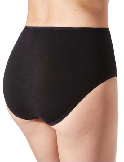 Высокие трусы слипы Janira ESENCIAL LACE 1031526 negro, Цвет: negro (черный), Размеры: L, изображение 2