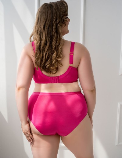 Высокие трусы слипы Kris Line CANDY PINK high waist, Цвет: розовый, Размеры: 3XL, изображение 5