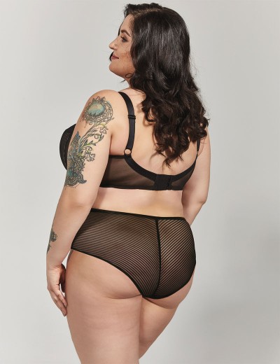 Бюстгальтер полумягкий с подкроем Kris Line MIRACLE semi-soft side support, Цвет: черный, Размеры: 90K, изображение 4