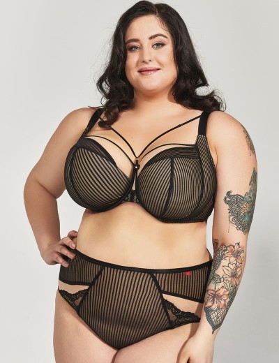 Бюстгальтер полумягкий с подкроем Kris Line MIRACLE semi-soft side support, Цвет: черный, Размеры: 90K, изображение 3