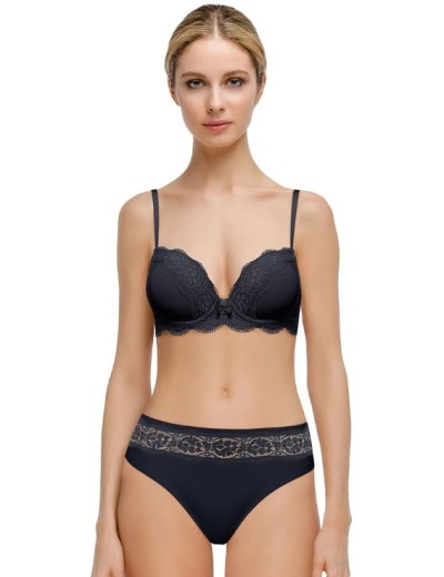 Бюстгальтер балконет Mioocchi MADLEN 7731 nero, Цвет: nero (черный), Размеры: 85D, изображение 3 Бюстгальтер балконет Mioocchi MADLEN 7731 nero, Цвет: nero (черный), Размеры: 85D, изображение 3