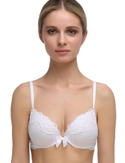 Бюстгальтер пуш-ап гелевый Mioocchi MARTA 7570 bianco, Цвет: bianco (белый), Размеры: 65B, изображение 4