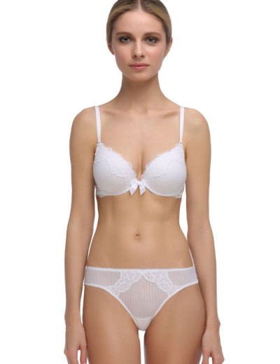 Бюстгальтер пуш-ап гелевый Mioocchi MARTA 7570 bianco, Цвет: bianco (белый), Размеры: 65B, изображение 3