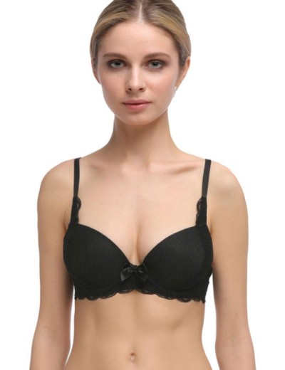 Бюстгальтер балконет Mioocchi MARTA 7571 nero, Цвет: nero (черный), Размеры: 85D, изображение 4