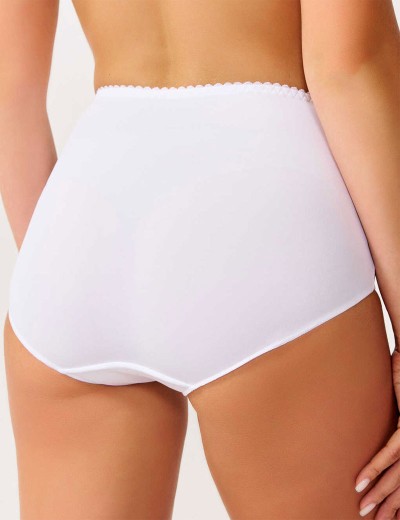 Трусы макси Novella 010 белый, Цвет: белый, Размеры: L, изображение 2