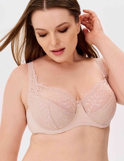 Бюстгальтер полумягкий Novella 140 серебристый пион, Цвет: серебристый пион, Размеры: 75H, изображение 4
