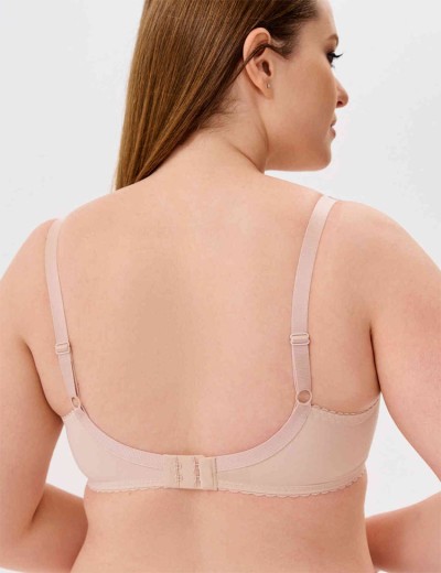 Бюстгальтер полумягкий Novella 140 серебристый пион, Цвет: серебристый пион, Размеры: 75H, изображение 3