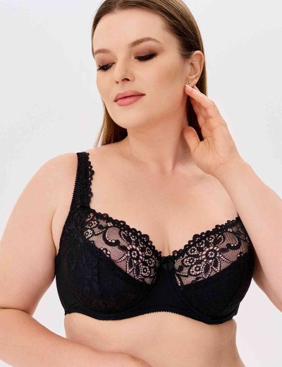 Бюстгальтер полумягкий Novella 140 черный, Цвет: черный, Размеры: 75E, изображение 4