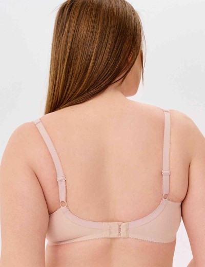 Бюстгальтер полумягкий с подкроем Novella 152 серебристый пион, Цвет: серебристый пион, Размеры: 75F, изображение 3