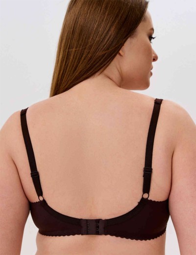 Бюстгальтер полумягкий с подкроем Novella 152 шоколад, Цвет: шоколад, Размеры: 75D, изображение 2