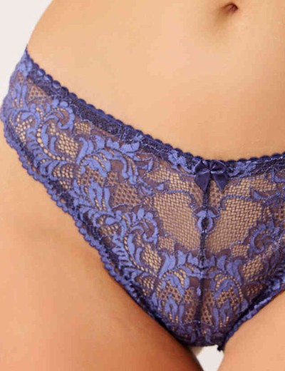 Кружевные трусы стринги Simona M 003/30 батик, Цвет: батик, Размеры: 2XL, изображение 3