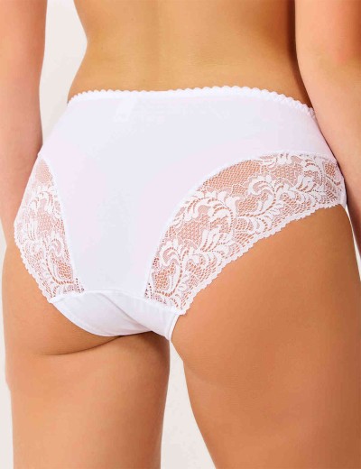 Трусы слипы Simona M 035/30 белый, Цвет: белый, Размеры: M, изображение 2