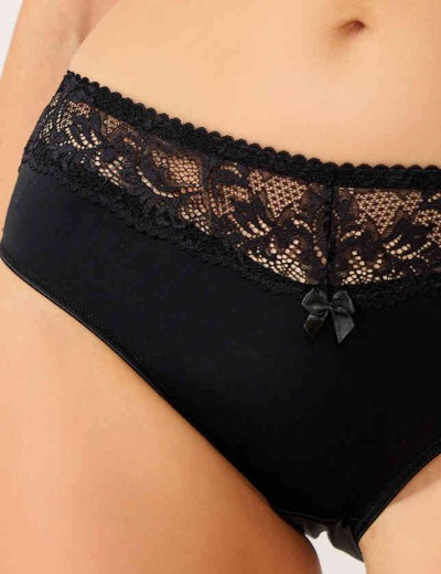 Трусы слипы Simona M 035/30 черный, Цвет: черный, Размеры: L, изображение 3