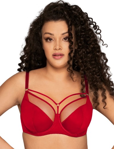 Бюстгальтер полумягкий Ava NOVATO LUX 1030/1 PU красный, Цвет: красный, Размеры: 95B, изображение 2