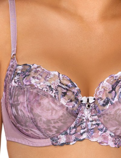 Мягкий бюстгальтер с подкроем Ava ZOE 1986 M, Цвет: лаванда, Размеры: 65D, изображение 3