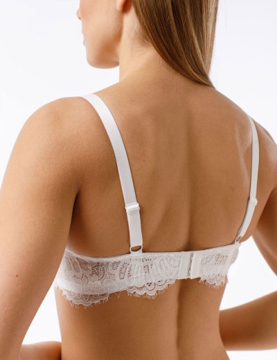 Бюстгальтер балконет Coquette Revue GLAMOUR 54110-01, Цвет: молоко, Размеры: 70C, изображение 2