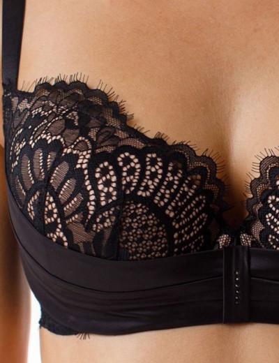 Бюстгальтер балконет Coquette Revue GLAMOUR 54110-18, Цвет: черный, Размеры: 70D, изображение 3