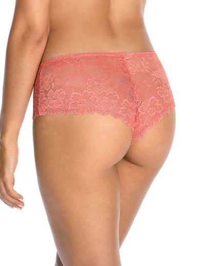 Кружевные трусы шортики MAT CARMELA BRZOSKWINIA F-053-54-2, Цвет: персиковый, Размеры: S, изображение 2