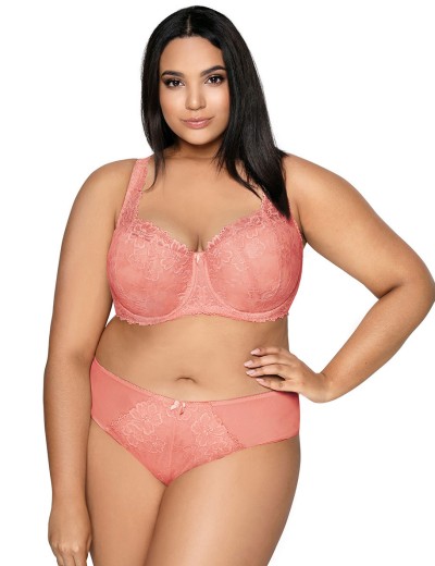 Трусы слипы миди MAT CARMELA BRZOSKWINIA F-053-51-1, Цвет: персиковый, Размеры: M, изображение 3