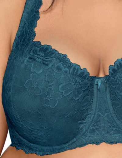 Бюстгальтер балконет тюльпан MAT CARMELA TOPAZ M-053-22, Цвет: сине-зеленый, Размеры: 65D, изображение 8