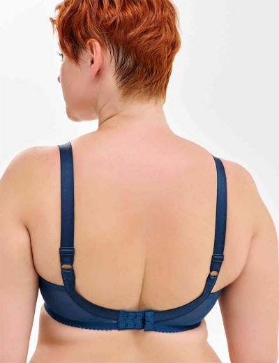 Бюстгальтер-минимайзер мягкий с подкроем Milavitsa 107630 синий топаз/нюд, Цвет: синий топаз/нюд, Размеры: 95J, изображение 4 Бюстгальтер-минимайзер мягкий с подкроем Milavitsa 107630 синий топаз/нюд, Цвет: синий топаз/нюд, Размеры: 95J, изображение 4