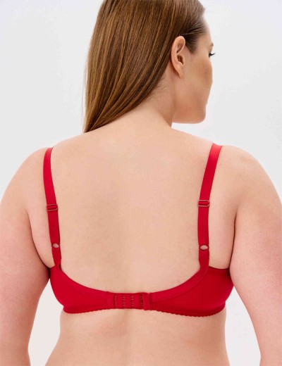 Бюстгальтер полумягкий Milavitsa 116180 рубин/нюд, Цвет: рубин/нюд, Размеры: 80C, изображение 4 Бюстгальтер полумягкий Milavitsa 116180 рубин/нюд, Цвет: рубин/нюд, Размеры: 80C, изображение 4