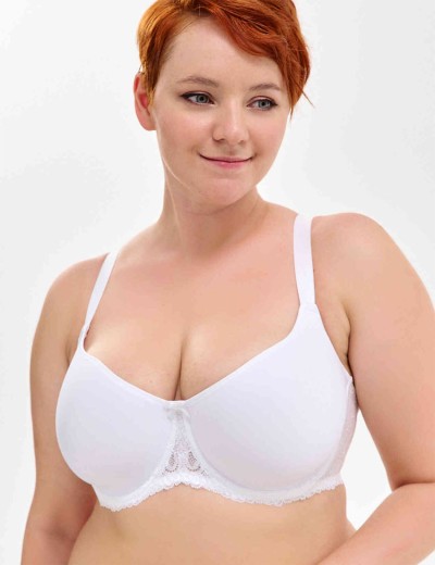 Бюстгальтер спейсер Milavitsa 119142 белый, Цвет: белый, Размеры: 90D, изображение 3