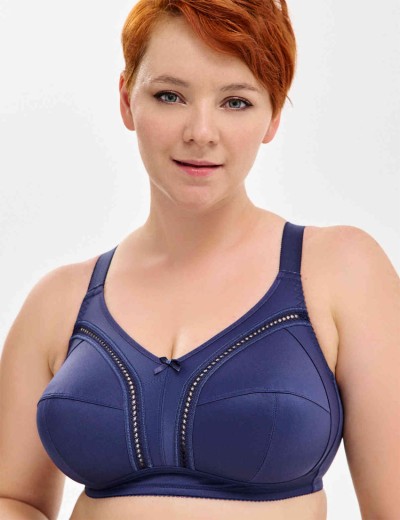 Бюстгальтер мягкий без косточек Milavitsa 104040 / 124040 голубика, Цвет: голубика, Размеры: 95C, изображение 4