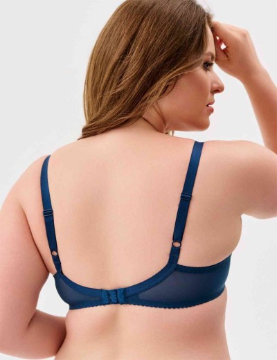 Мягкий кружевной бюстгальтер Milavitsa 127520 синий топаз, Цвет: синий топаз, Размеры: 75D, изображение 2 Мягкий кружевной бюстгальтер Milavitsa 127520 синий топаз, Цвет: синий топаз, Размеры: 75D, изображение 2