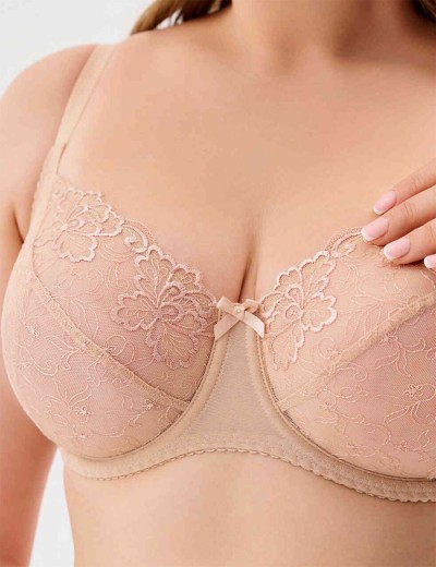 Мягкий кружевной бюстгальтер Milavitsa 127520 нюд, Цвет: нюд, Размеры: 90C, изображение 2 Мягкий кружевной бюстгальтер Milavitsa 127520 нюд, Цвет: нюд, Размеры: 90C, изображение 2