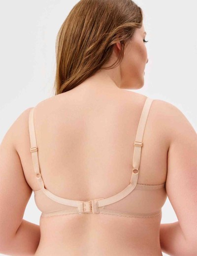 Мягкий кружевной бюстгальтер Milavitsa 127520 нюд, Цвет: нюд, Размеры: 90C, изображение 4 Мягкий кружевной бюстгальтер Milavitsa 127520 нюд, Цвет: нюд, Размеры: 90C, изображение 4