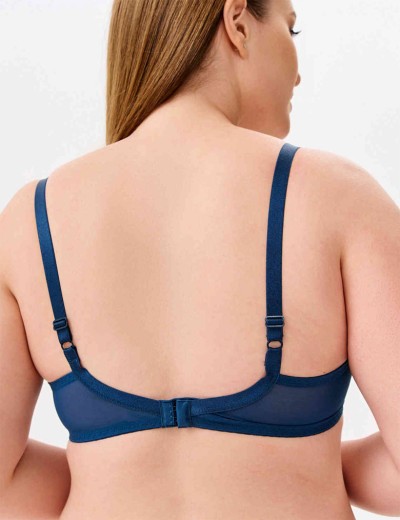 Бюстгальтер с формованной чашкой Milavitsa 127650 синий топаз/нюд, Цвет: синий топаз/нюд, Размеры: 90C, изображение 2