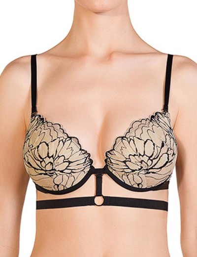 Комплект Mioocchi VALERIE 778080 пуш-ап и бразилиана nudo/nero, Цвет: nudo/nero, Размеры: 70A, изображение 5