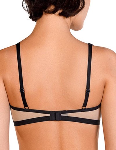 Комплект Mioocchi VALERIE 778484 бралетт и бразилиана nudo/nero, Цвет: nudo/nero, Размеры: L, изображение 4