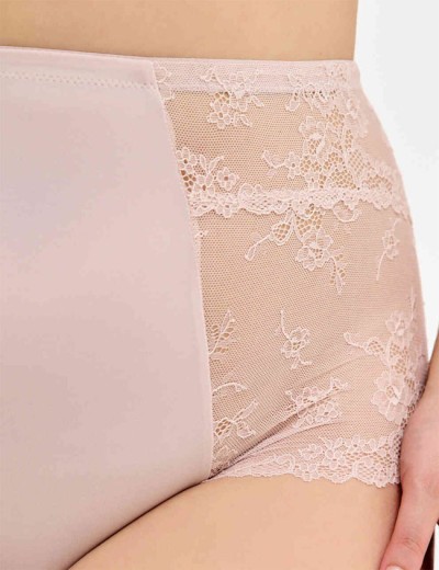 Высокие трусы слипы Nikol Djumon 151 32 серебристый пион, Цвет: серебристый пион, Размеры: XL, изображение 3