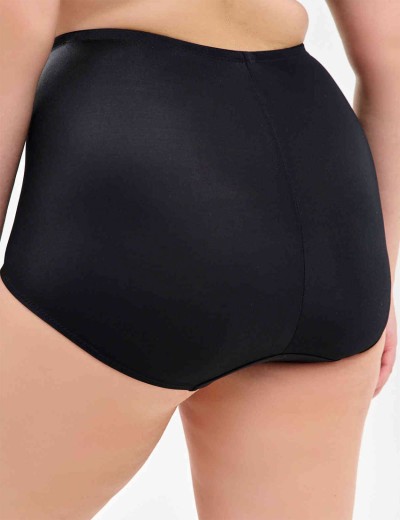 Высокие трусы слипы Nikol Djumon 151 50 черный, Цвет: черный, Размеры: 4XL, изображение 2